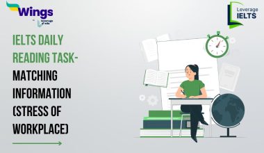 IELTS Daily Reading Task- Matching Information (Stress of Workplace)