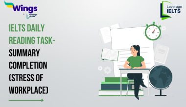 IELTS Daily Reading Task- Summary Completion (Stress of Workplace)