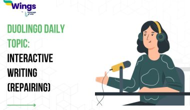 Duolingo Daily Topic: Interactive Writing (Repairing)