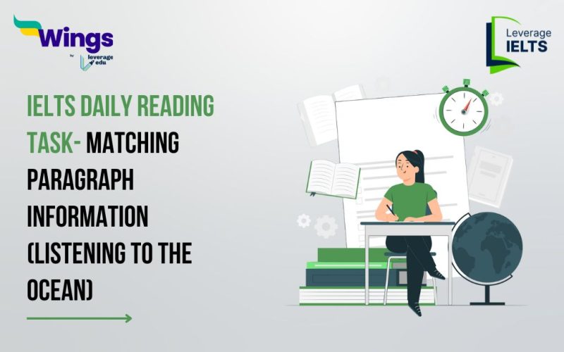 IELTS Daily Reading Task- MATCHING PARAGRAPH INFORMATION (Listening to the Ocean)