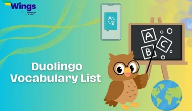 Duolingo Vocabulary List