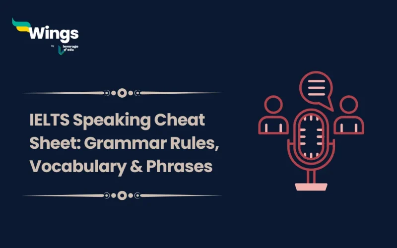 IELTS Speaking Cheat Sheet
