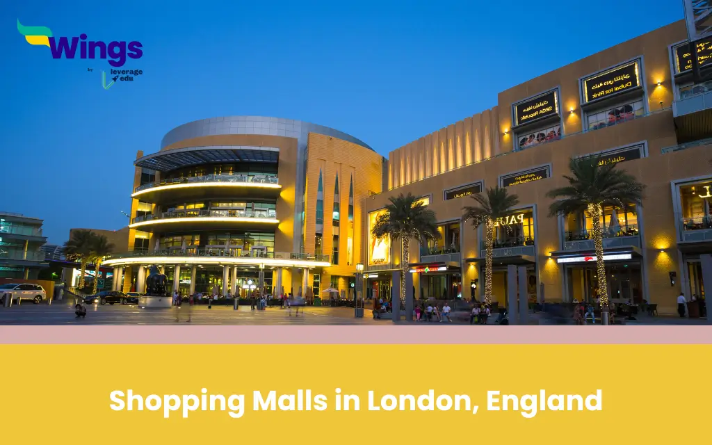 shopping malls in london england