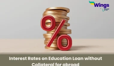 Interest Rates on Education Loan without Collateral for abroad