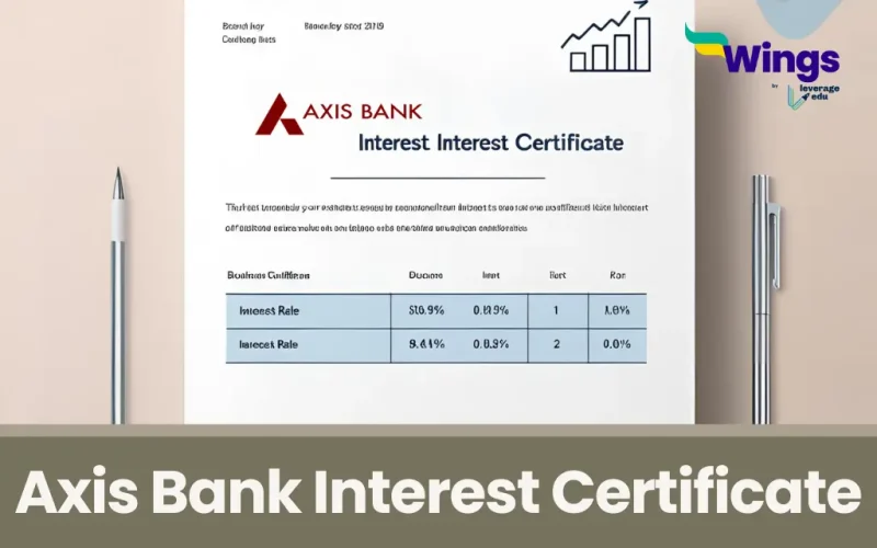 Axis Bank Interest Certificate