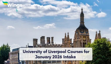 University of Liverpool Courses for Jan Intake
