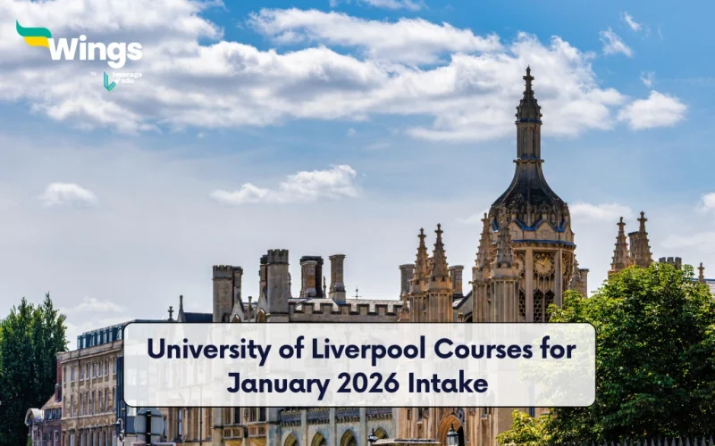 University of Liverpool Courses for Jan Intake