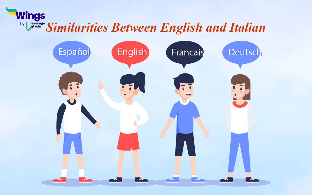similarities between english and italian