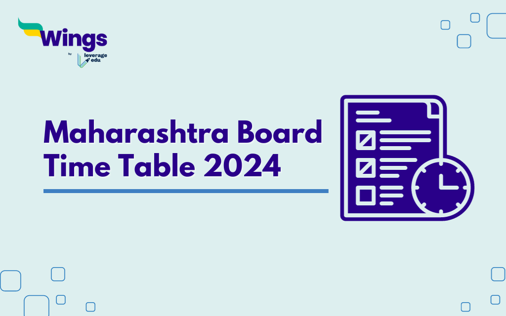 Maharashtra Board Time Table 2024