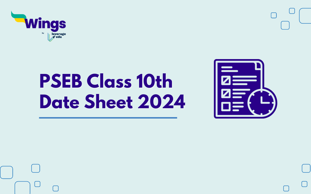 PSEB Class 10th Date Sheet 2024