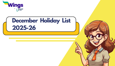December Holiday List 2025-26