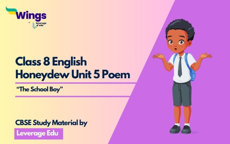 Class 8 English Honeydew Unit 5 Poem