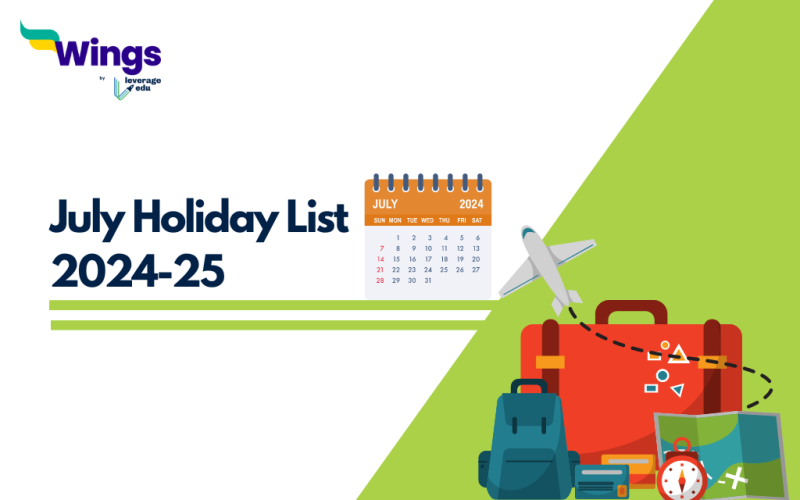 July Holiday List 2024 for Schools