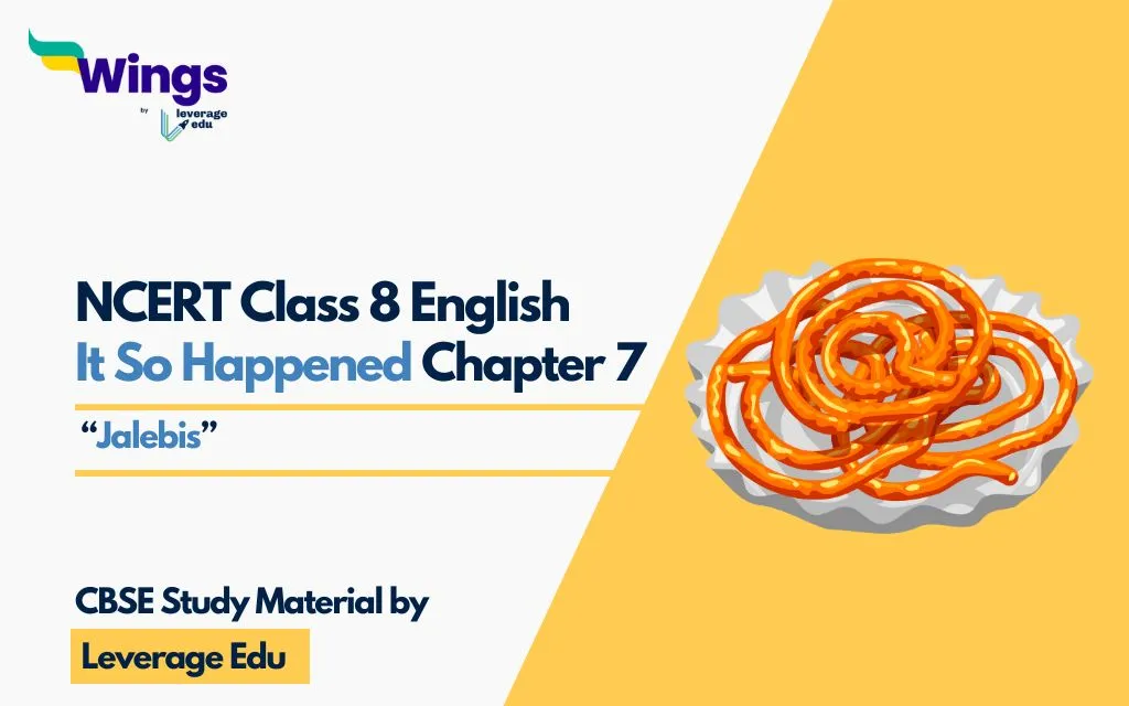 NCERT Class 8 English It So Happened Chapter 7 'Jalebis'