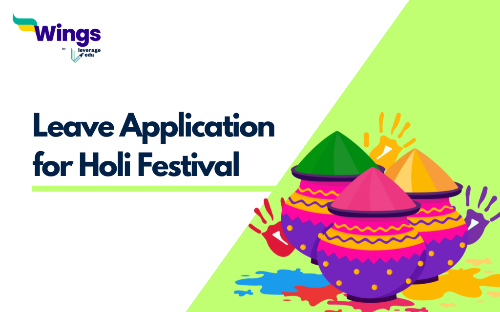 Leave Application for Holi Festival