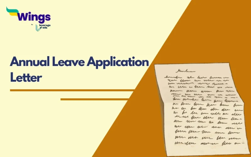 Annual Leave Application Letter