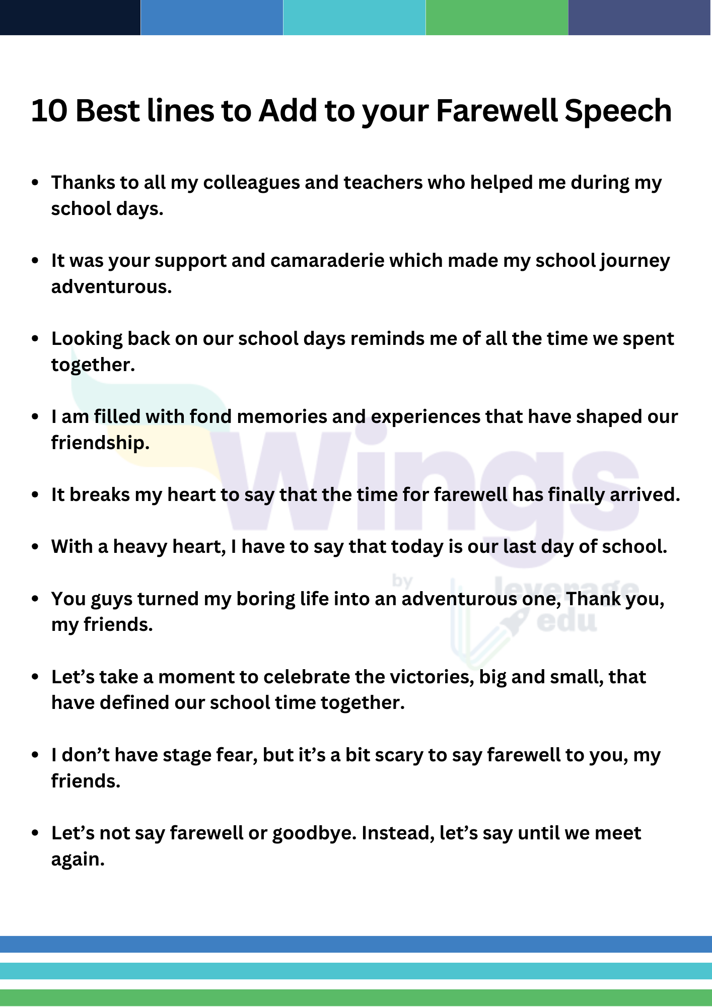 Farewell Speech for Colleague in English | Leverage Edu Discover