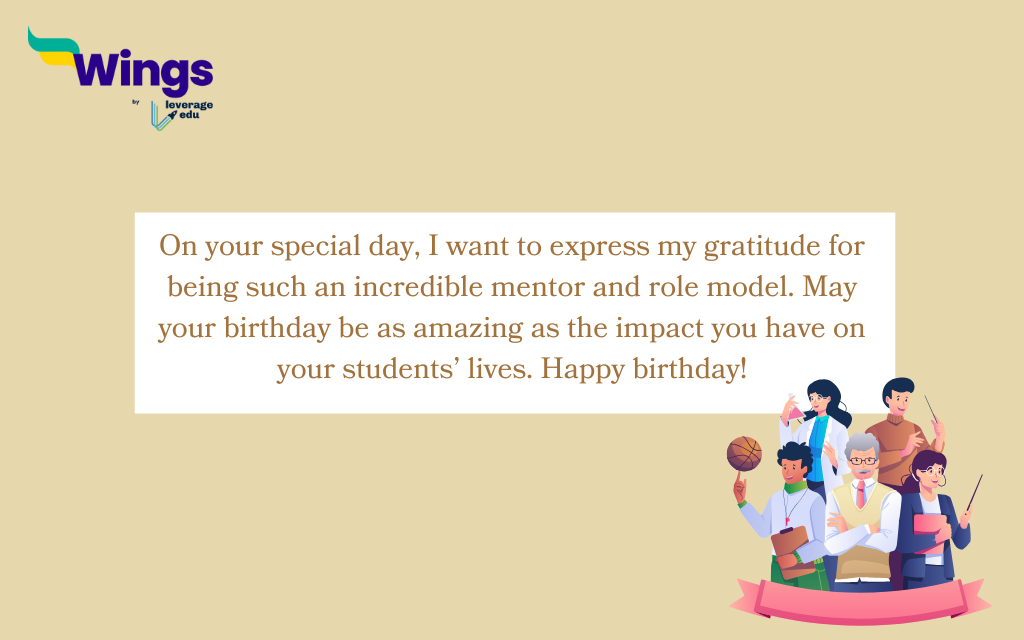 Heartwarming Birthday Wishes for Teachers