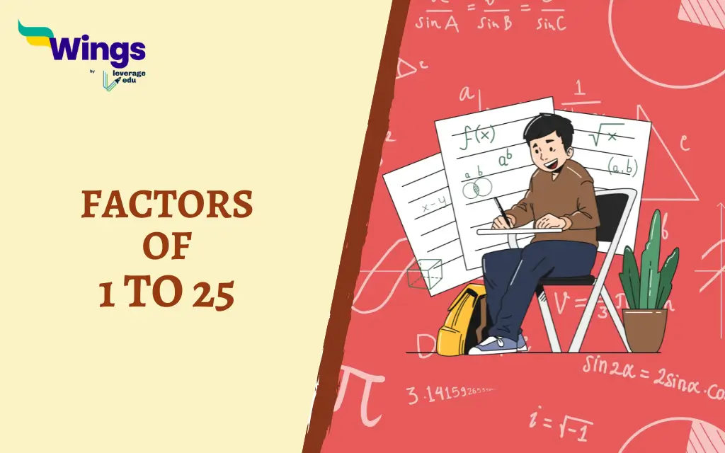 Factors of 1 to 25