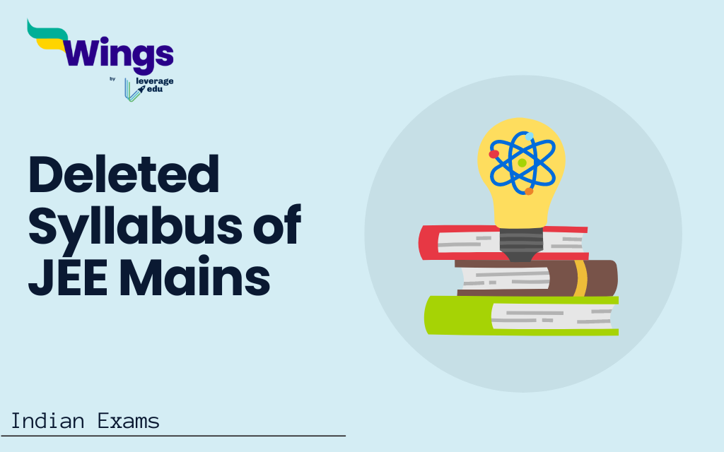 Deleted Syllabus Of JEE Mains