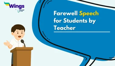 Farewell Speech for Students by Teacher