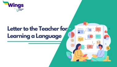 Letter to the Teacher for Learning a Language