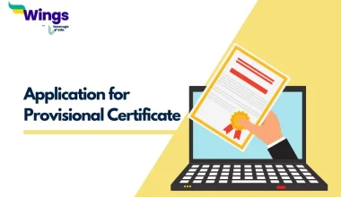 Application for Provisional Certificate