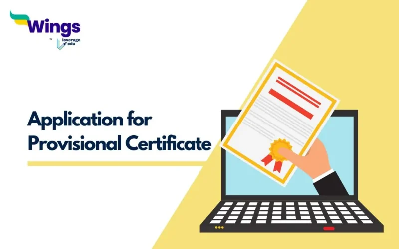 Application for Provisional Certificate