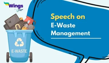 Speech on E-Waste Management