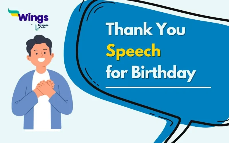 Thank You Speech for Birthday