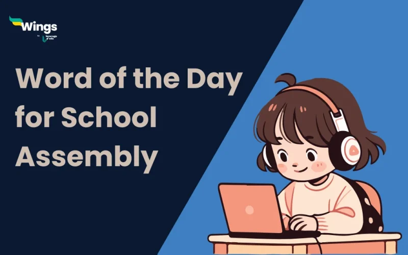 Word of the Day for School Assembly