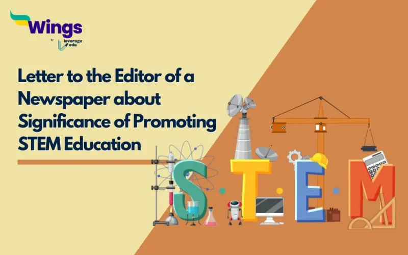 Letter to the Editor of a Newspaper about Significance of Promoting STEM Education