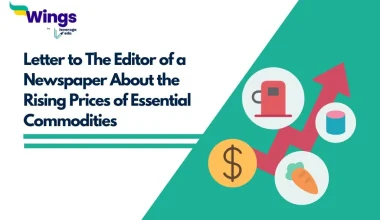 Letter to The Editor of a Newspaper About the Rising Prices of Essential Commodities