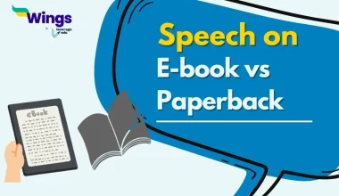 Speech on E-book vs Paperback