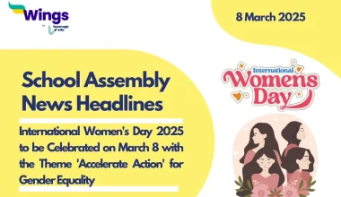 School Assembly News Headlines 8 March 2025