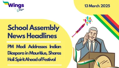 School Assembly News Headlines 13 March 2025