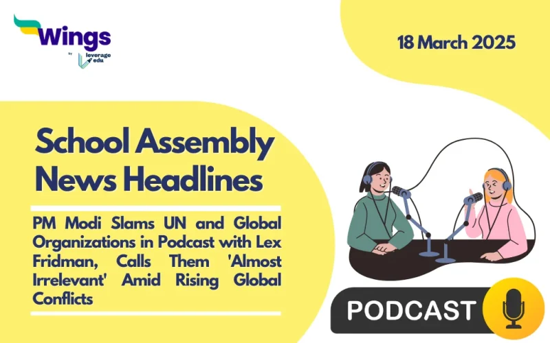 school assembly news headlines 18 march 2025