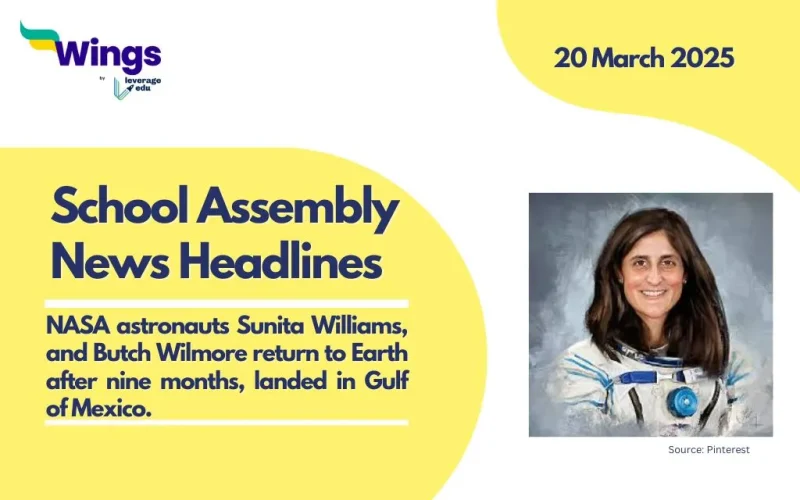 School Assembly News Headlines 20 March 2025