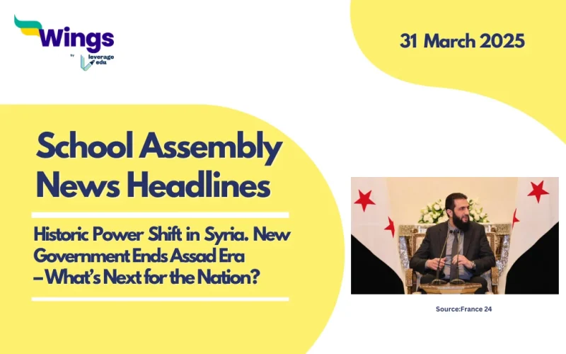 school assembly news headlines 31 march 2025