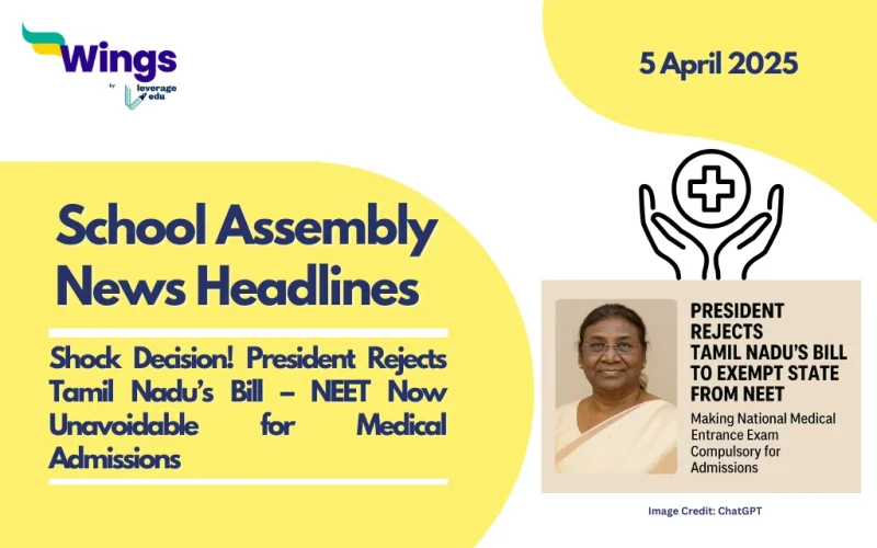 school assembly news headlines 5 april 2025
