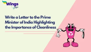 Write a Letter to the Prime Minister of India Highlighting the Importance of Cleanliness