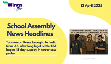 school assembly news headlines 12 april 2025