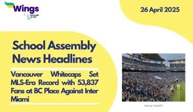 school assembly news headlines 26 april 2025