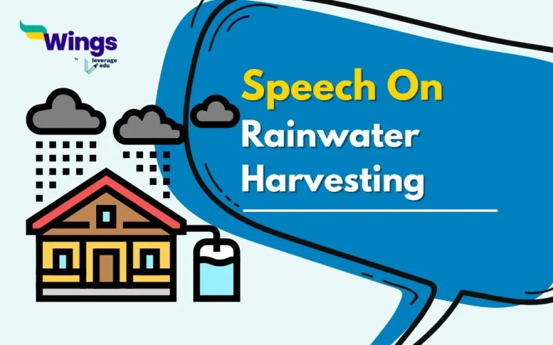 Speech on Rainwater Harvesting