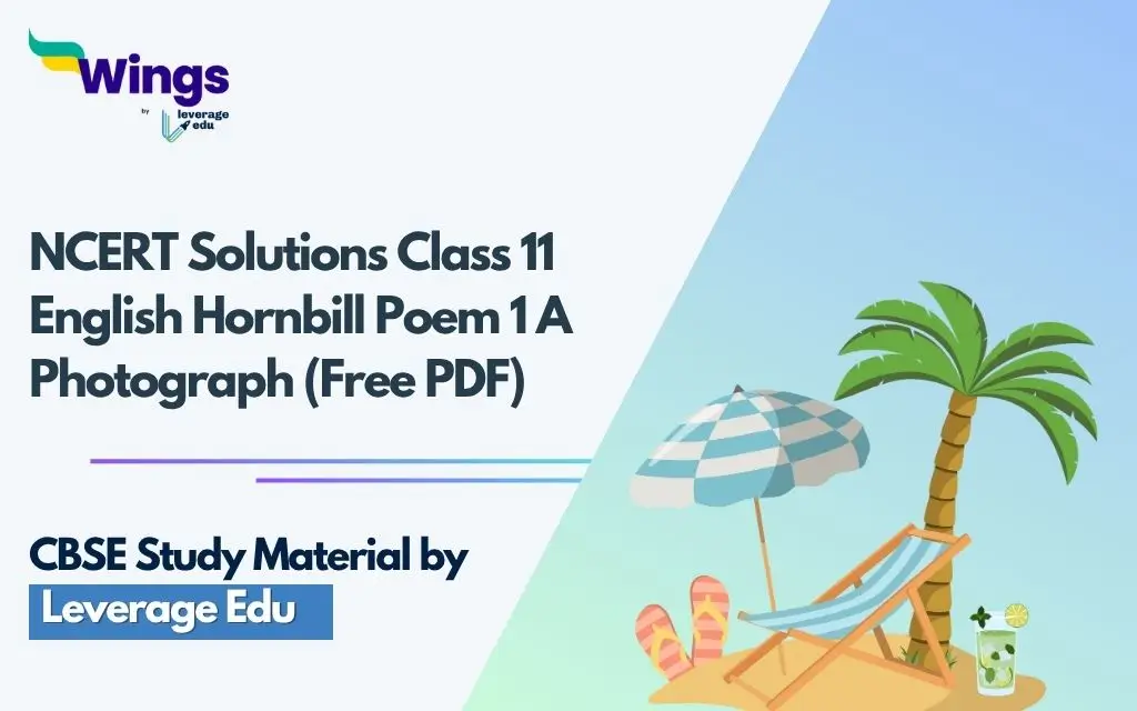 NCERT Solutions Class 11 English Hornbill Poem 1 A Photograph