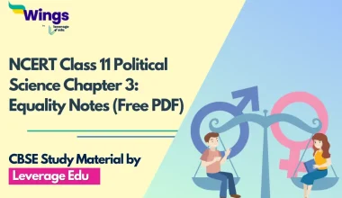 NCERT Class 11 Political Science Chapter 3 Equality Notes