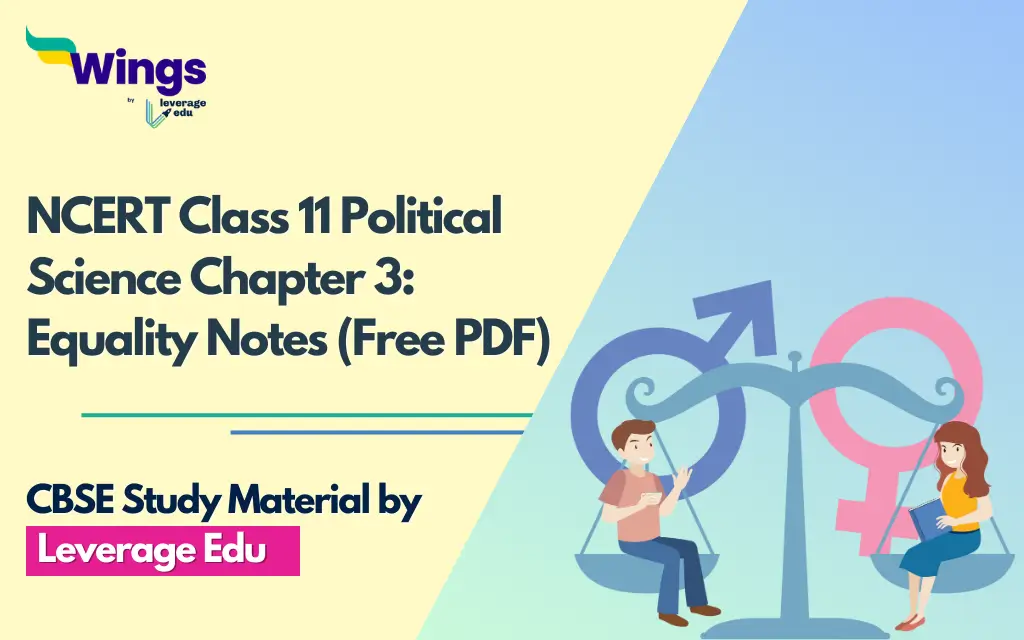 NCERT Class 11 Political Science Chapter 3 Equality Notes