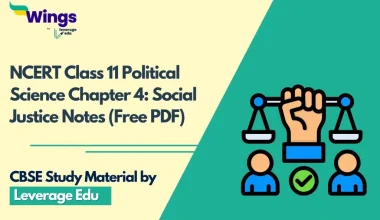 NCERT Class 11 Political Science Chapter 4 Social Justice Notes (Free PDF)