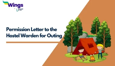 Permission Letter to the Hostel Warden for Outing