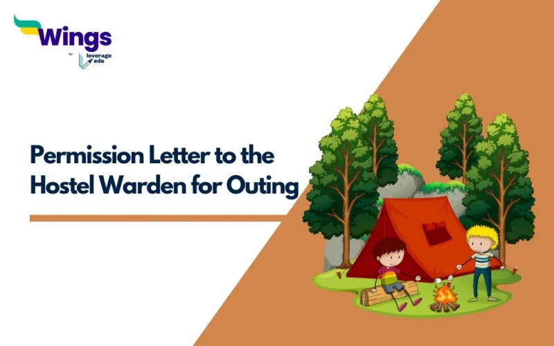 Permission Letter to the Hostel Warden for Outing